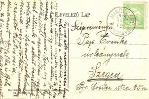 Mindszent, Vasútállomás, Vendéglő a Koronához. Horváth A. felvétele és kiadása