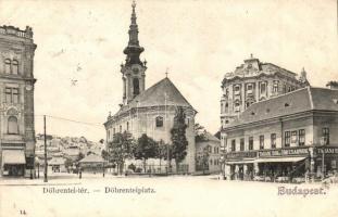 Budapest I. Döbrentei tér, Tabáni bor és sörcsarnok, Keller Ignácz és Gamauf Gyula üzlete