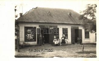 1930 Sajóvámos, Hangya Fogyasztási szövetkezet üzlete, Bor, sör és pálinkamérés, photo