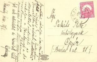 Neszmély, Református templom, Hangya szövetkezet, Franck kávé reklámposztere, kút