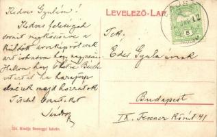 Fajsz, Kikötő állóhajókkal. Kiadja Somogyi István