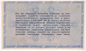 1946. 10.000.000AP elcsúszott hátlapi nyomat 
Adamo P54