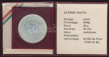 1984. 500Ft Ag "Nők évtizede" T:BU Csak 8000db! Eredeti tokban, tanúsítvánnyal!