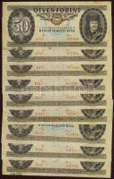 1980. 50Ft "D" (9x) T:II,II/III,III