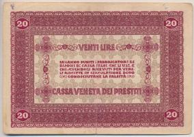 Olaszország / Velence / Osztrák-magyar megszállás 1918. 20L T:III részben restaurált
Italy / Venice...