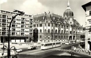 10 db MODERN főként megíratlan magyar villamosos motívumlap, Budapest, Szombathely, Debrecen / 10 MO...