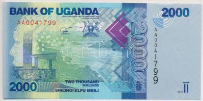 Uganda 2010. 2000Sh T:I- Uganda 2010. 2000 Shillings C:AU