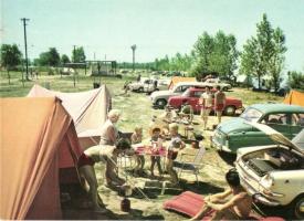 10 db MODERN magyar autós motívumlap, főként megíratlan / 10 MODERN Hungarian auto motive cards, mos...