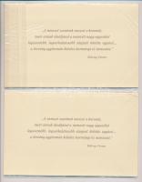 2000. 2000Ft "Millenium" (2x) sorszámkövetők "MM0064481-MM0064482", eredeti bont...