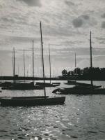 cca 1965 Balatoni fényképek, 3 db vintage fotóművészeti alkotás Vincze János (1922-1998) hagyatékábó...