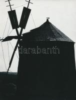 Orosz, magyar és görög szélmalom, 2 db vintage feliratozott fotó és 1 db másolat, 15x10 cm és 24x18 ...