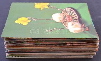 Kb. 115 db MODERN húsvéti üdvözlőlap / Cca. 115 MODERN Easter greeting cards