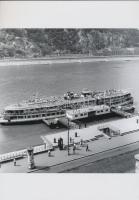 cca 1940-1950 Hajók a Dunán, 3 db korabeli vintage negatívról készült mai nagyítások, 18x25 cm