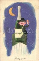 18 db MODERN új évi és karácsonyi üdvözlőlap / 18 MODERN New Year and Christmas greeting cards