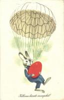 31 db MODERN fekete-fehér húsvéti üdvözlőlap, főként fekete-fehér, néhány másodpéldány / 31 MODERN E...