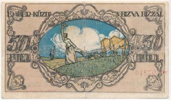 Sopron 1918. május 1. 50f utalvány T:III-