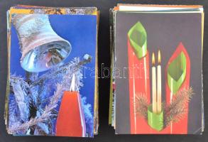 Kb. 255 db MODERN karácsonyi üdvözlőlap / Cca. 255 MODERN Christmas greeting cards