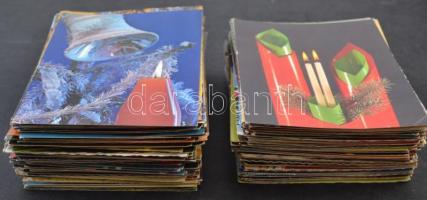 Kb. 255 db MODERN karácsonyi üdvözlőlap / Cca. 255 MODERN Christmas greeting cards