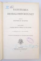 Egyetemes irodalomtörténet. Szerk.: Heinrich Gusztáv. 1-4. köt. Bp., 1903-1911. Franklin. Aranyozott...