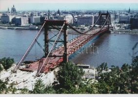 cca 1948-1964 Budapesti hidak, Fekete György (1904-1990) budapesti fényképész hagyatékában fellelt 5...