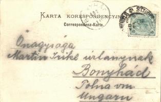 Ivano-Frankivsk, Stanislawów, Stanislau; Rynek / Ringplatz / square, shop of L. Schechter (EK)