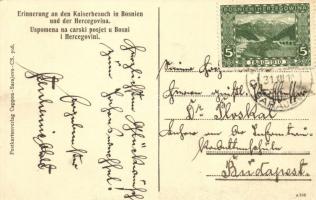 Konjic, Empfang, Erinnerung an den Kaiserbesuch / Docek / reception of Franz Joseph