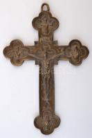 Jubileumi fém kereszt, műanyag tokban, 12x8 cm