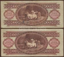 1949. 100Ft (3x) T:II/III,III