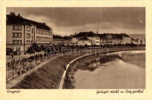 Ungvár, Uzhorod; Galagó, Ung-part, Brogot kiadása / riverside (EK)