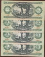 1975. 10Ft (4x) T:II+,II