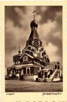 Ungvár, Uzhorod; Görögkeleti templom, Brogot kiadása / Greek orthodox church (EK)