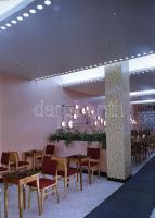 1962 Budapest, Rege cukrászda, 5 db szabadon felhasználható vintage negatív, 6x9 cm