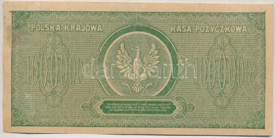 Lengyelország 1923. 1.000.000M T:III tűly.
Poland 1923. 1.000.000 Marek C:F needle hole
Krause 37