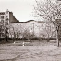 1967 Budapesti épületfotók, városképek, 13 db szabadon felhasználható vintage negatív, 6x6 és 6x7 cm