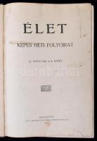 1912 az Élet folyóirat 4. évf. 2. félévének lapszámai, egybekötve, számos érdekes írással