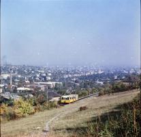 1962 Budai hegyek, fogaskerekű kint a pályán, 20 db szabadon felhasználható vintage negatív, 6x6 cm