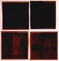 cca 1979 Ruhátlan szabadság, szolidan erotikus felvételek, 13 db vintage negatív, 6x6 cm / 13 erotic photo negatives, 6x6 cm
