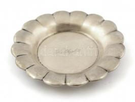 Ezüst (Ag.) "Kithytől" feliratú tálka, jelzett,  d:7 cm, nettó:36 g