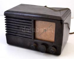 1943 Standard 4433 rádió, közepes állapotban, nem kipróbált, 26×18 cm