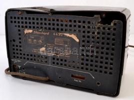 1943 Standard 4433 rádió, közepes állapotban, nem kipróbált, 26×18 cm