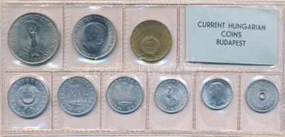 1973. 2f-10Ft (9xklf) érmés forgalmi sor fóliatokban T:1 Adamo FO6