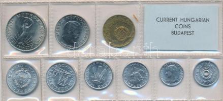 1974. 2f-10Ft (9xklf) érmés forgalmi sor fóliatokban T:1
Adamo FO7