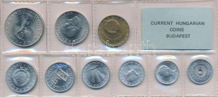 1977. 2f-10Ft (9xklf) érmés forgalmi sor fóliatokban T:1
Adamo FO10