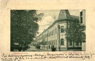 Budapest XX. Erzsébetfalva, Pesterzsébet; polgári fiú- és leányiskola, W. L. Bp. 7556. (EK)