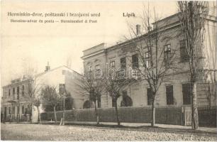 Lipik, Hermina udvar, posta / couryard, post office