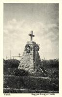 Uzsok, Uzhok; Magyar-Lengyel határ emlékmű / Hungarian-Polish border memorial monument