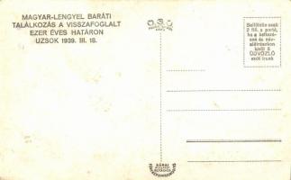 1939 Uzsok, Uzhok; Magyar-Lengyel Baráti találkozás a visszafoglalt ezeréves határon, kerékpáros kat...