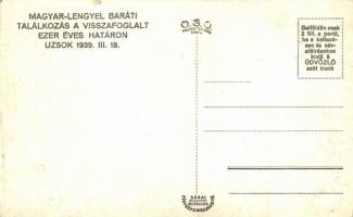 1939 Uzsok, Uzhok; Magyar-Lengyel Baráti találkozás a visszafoglalt ezeréves határon / Hungarian-Pol...