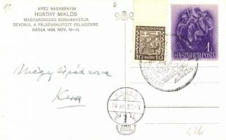 1938 Kassa, Kosice; bevonulás, Horthy Miklós, díszkapu / entry of the Hungarian troops, Horthy, gate...