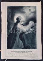 1 db selyem szentkép, 11x8 cm